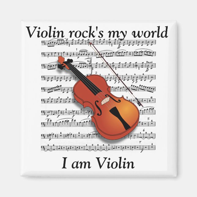 Aimant Violon Lover_ (Devant)