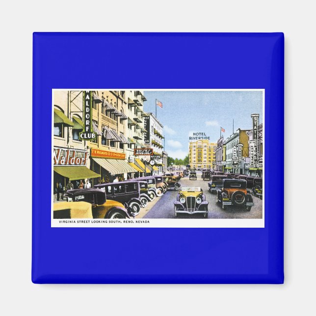 Aimant Virginia Street, Reno, Nevada (Devant)