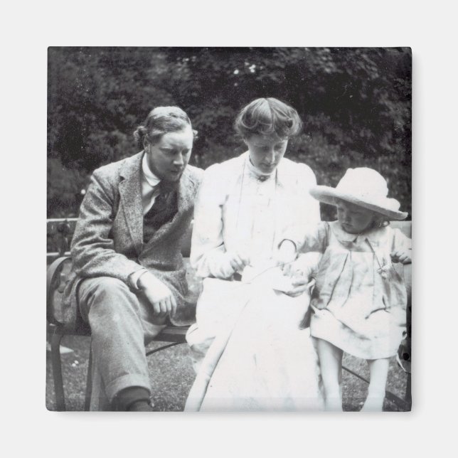 Aimant Virginia Woolf avec Clive et Julian Bell, 1910 (Devant)