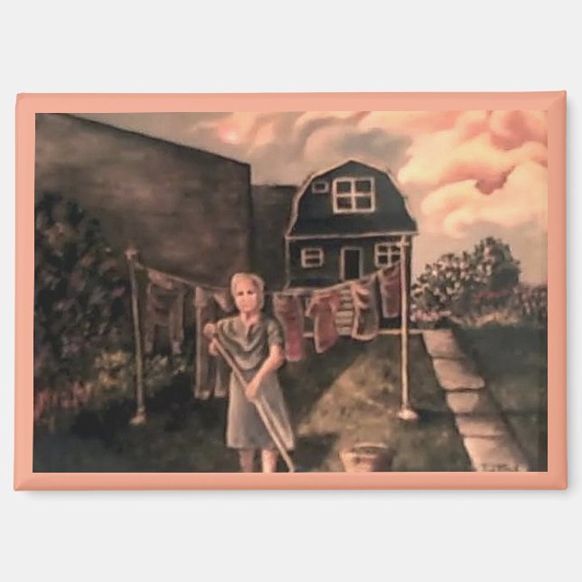 Aimant Virginie : la maison (Recto)