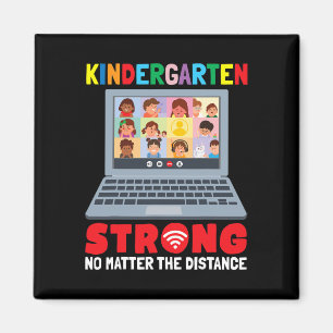 Aimant Virtual Kindergarten Fun 100 jours d'enseignement