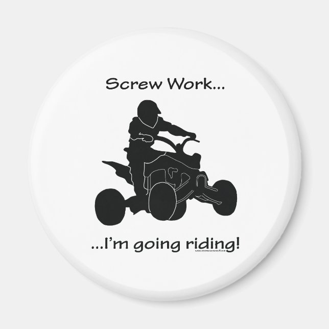 Aimant Vis À Vis...Aller Quad Racing (Devant)