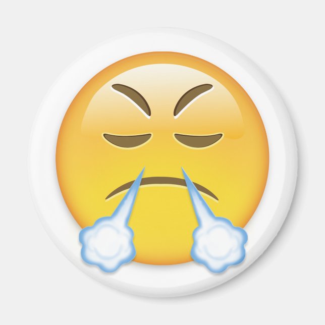 Aimant Visage Avec L'Apparence De Triomphe Emoji (Devant)