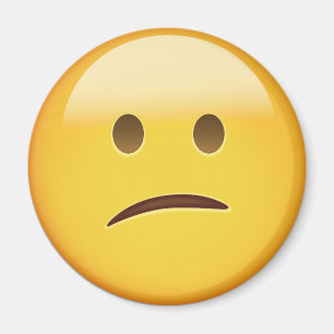 Aimant Visage confus Emoji