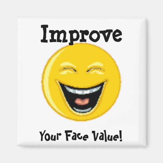 Aimant Visage d'aimant (Devant)