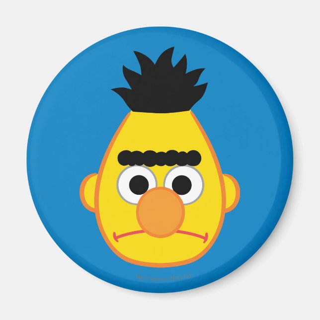 Aimant Visage de Bert Angry (Devant)