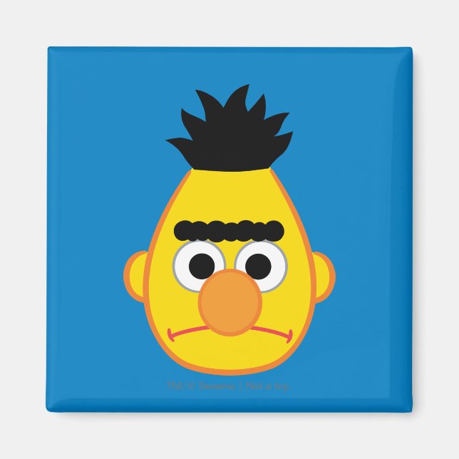 Aimant Visage de Bert Angry (Devant)