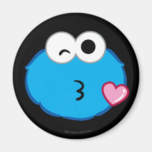 Aimant Visage de biscuits lancer un baiser