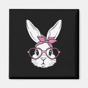 Aimant Visage de Lapin Mignon avec Cœur Ndana Gles Pâques