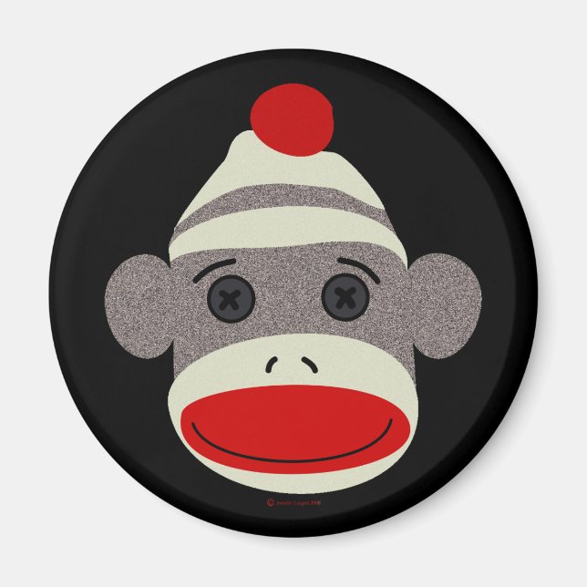 Aimant Visage de singe de réserve (Devant)