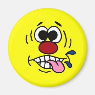 Aimant Visage grossier Grumpey