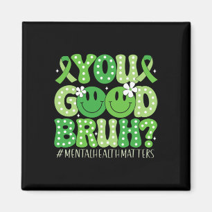 Aimant Visage heureux vous allez bien frérot problèmes de