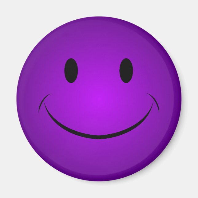 Aimant Visage Violet (Devant)