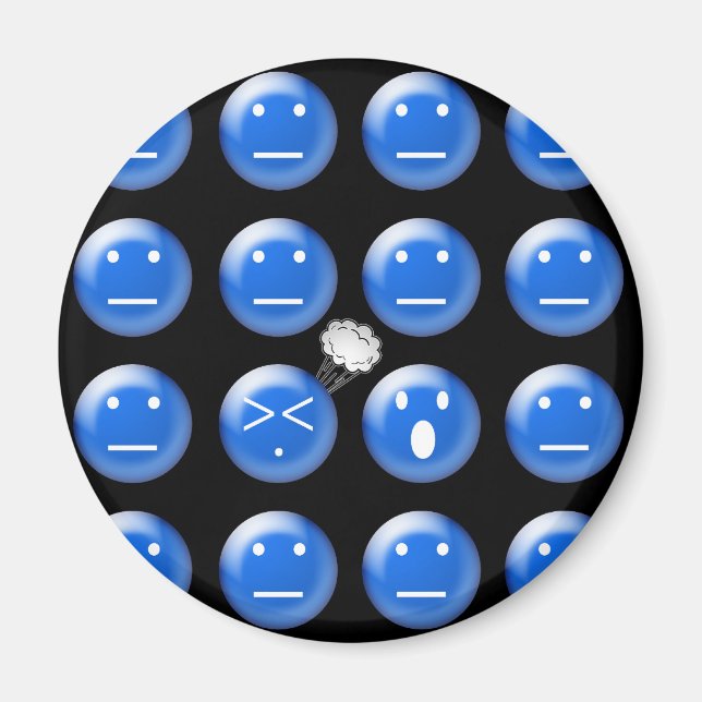 Aimant Visages de Farçage (Devant)