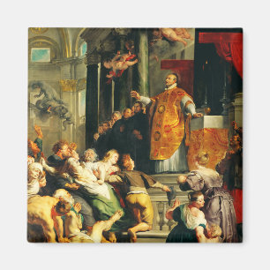 Aimant Visions d'Ignace par Peter Paul Rubens