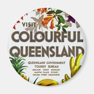 Aimant Visiter Colorful Queensland