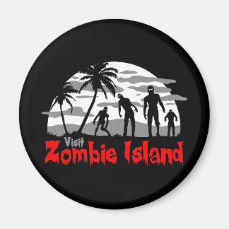Aimant Visitez l'île de Zombie