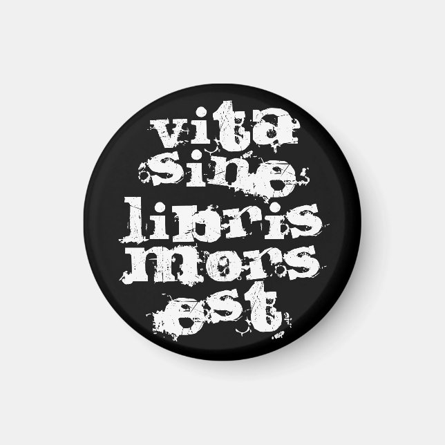 Aimant Vita sine libris mors est (Devant)