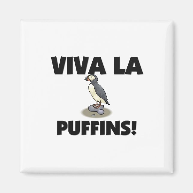 Aimant Viva La Puffins (Devant)