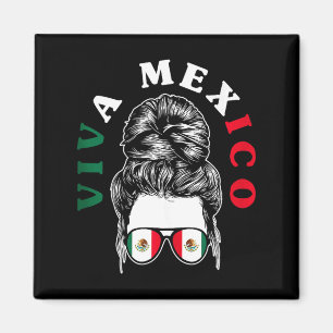 Aimant Viva mexique fierté mexicaine drapeau racines mexi