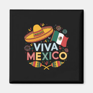 Aimant Viva Mexique Pour La Fête De L'Indépendance Mexica