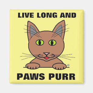 Aimant Vive longue et pis Purr drôle