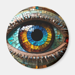 Aimant Vivid Oeil tendu mosaïque