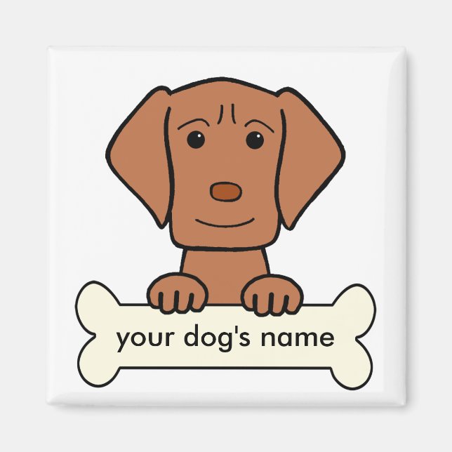 Aimant Vizsla personnalisée (Devant)