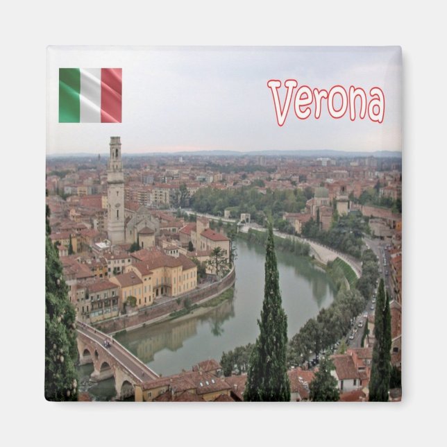 Aimant VNT082 VERONA, Vénétie, Italie, Frigo (Devant)
