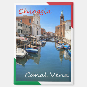 Aimant VNT116 CHIOGGIA, Canal Vena, Vénétie, Italie, Réfr