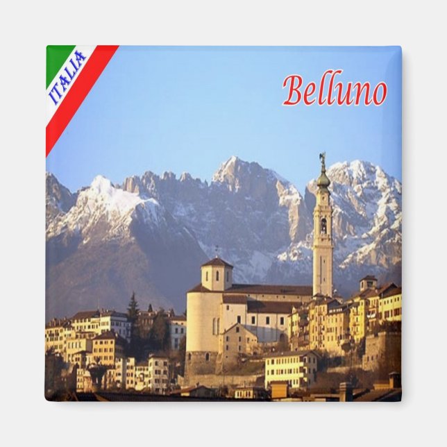 Aimant VNT122 BELLUNO, Belluno Schiara, Italie, Frigo (Devant)