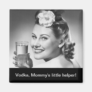 Aimant Vodka, la petite aide de maman !
