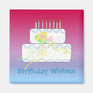 Aimant Voeux d'anniversaire