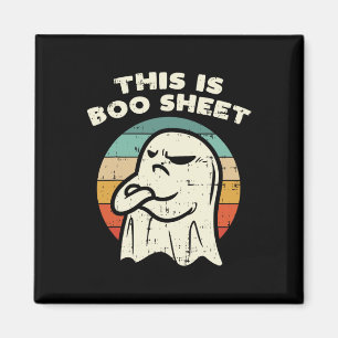 Aimant Voici Bosheet Ghost Retro Halloween Costume Me