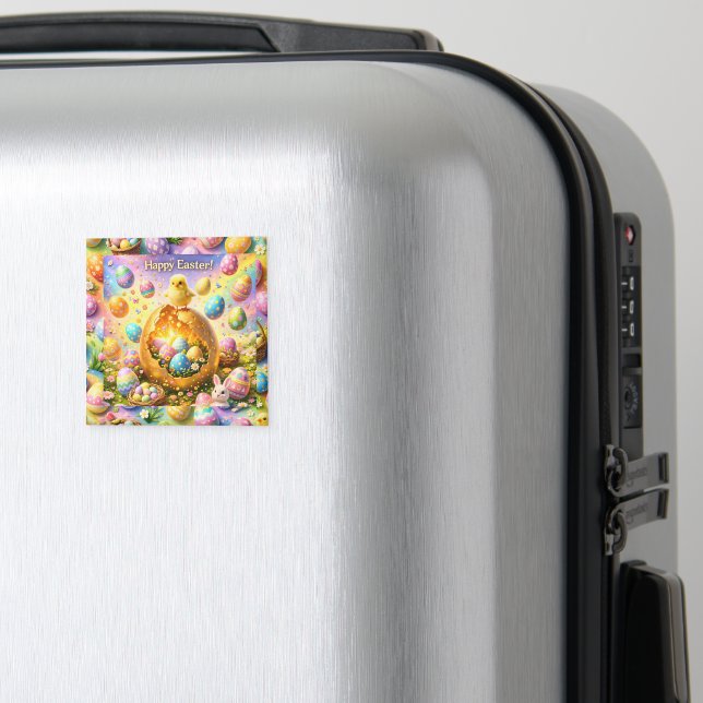 Aimant Voici des aimants, poussin magique de Pâques et la (In Situ (Bagages))