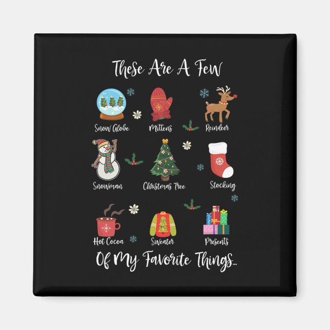 Aimant Voici Quelques-Uns De Mes Choses Préférées (Devant)