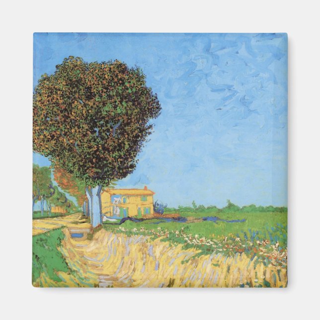 Aimant Voie près d'Arles par Vincent van Gogh (Devant)