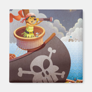 Aimant Voile avec pirates