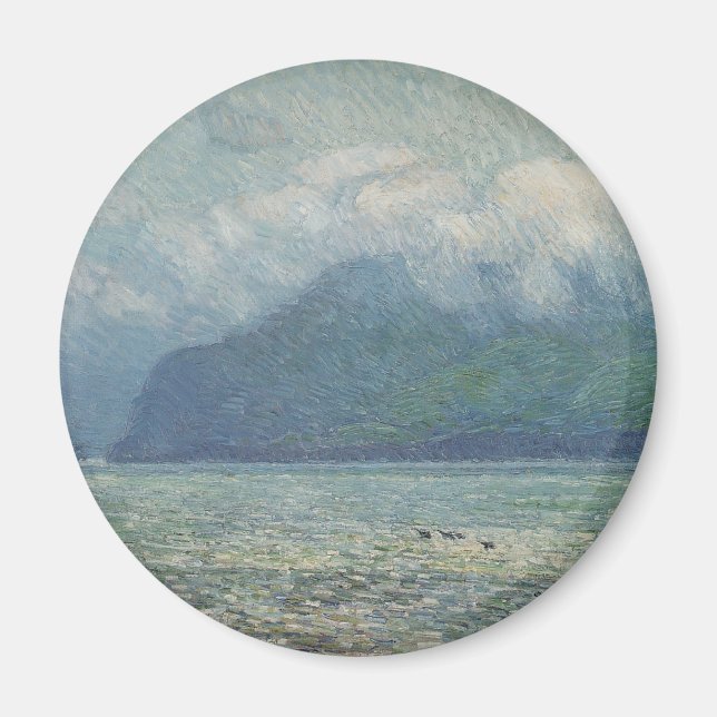 Aimant Voile d'argent et porte d'or par Childe Hassam (Devant)