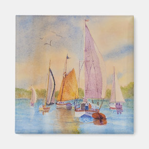 Aimant voile de coucher de soleil