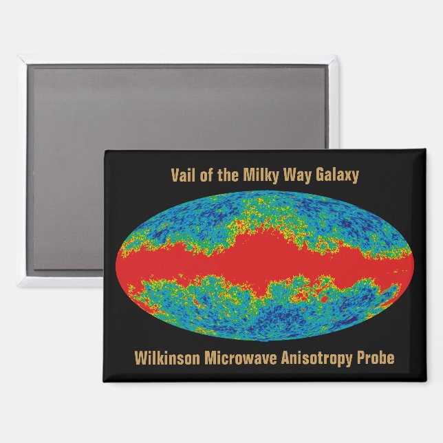 Aimant Voile Galaxy Voie Lactée sur l'univers WMAP (Recto/Verso)