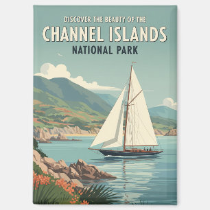 Aimant Voilier dans le parc national des Channel Islands
