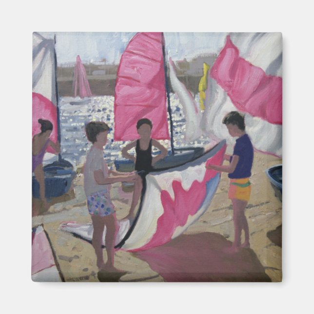 Aimant Voilier Royan France 1992 (Devant)