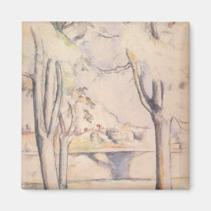 Aimant Voir à travers les arbres par Paul Cezanne, Art Vi