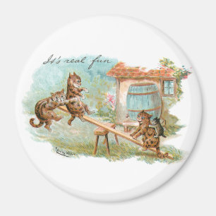 Aimant Voir Saw Play Ground Cats
