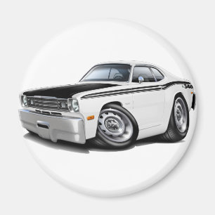 Aimant Voiture 1970-74 de blanc du chiffon 340