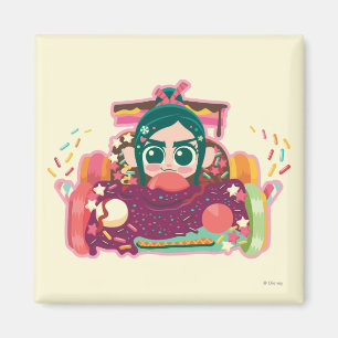 Aimant Voiture de conduite Vanellope Von Schweetz