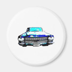 Aimant voiture de raggare de Cadillac