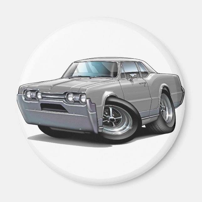 Aimant Voiture gris Cutlass 1967 (Devant)
