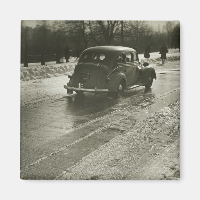 Aimant Voiture sur route (Devant)